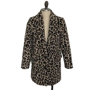 Love Token Leopard Print Coat Size XS